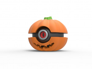 Halloween pumpkin orb 3D-Druckmodell