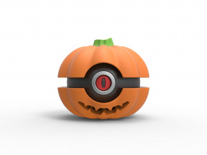 Halloween pumpkin orb 3D-Druckmodell