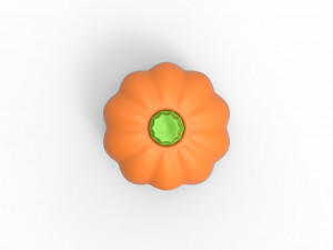Halloween pumpkin orb 3D-Druckmodell