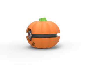 Halloween pumpkin orb 3D Print Model