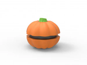Halloween pumpkin orb 3D Print Model