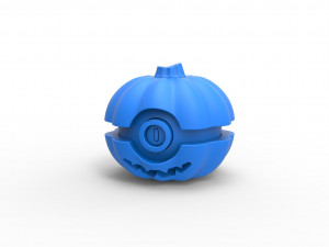 Halloween pumpkin orb 3D-Druckmodell