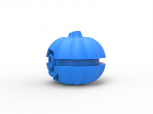 Halloween pumpkin orb 3D-Druckmodell
