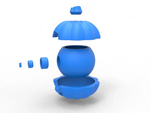 Halloween pumpkin orb 3D Print Model