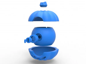 Halloween pumpkin orb 3D Print Model