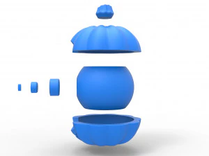 Halloween pumpkin orb 3D Print Model