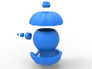 Halloween pumpkin orb 3D-Druckmodell