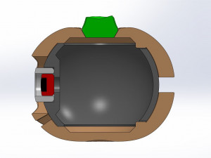 Halloween pumpkin orb 3D-Druckmodell