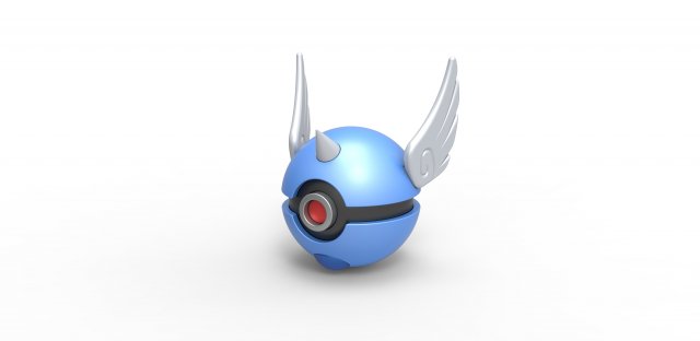 Dragonair orb 3D Принт Модель .c4d .max .obj .3ds .fbx .stl .blend 