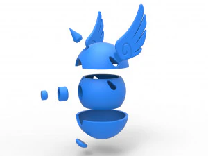 Dragonair orb 3D Print Model