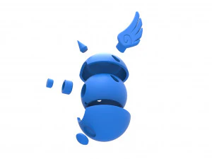 Dragonair orb 3D Print Model