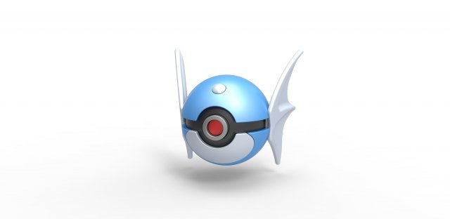 Dratini orb 3D Print Model .c4d .max .obj .3ds .fbx .stl .blend 