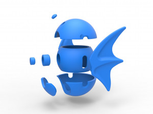 Dratini orb 3D Print Model
