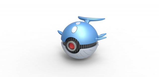 Wailord orb Modello di stampa 3D .c4d .max .obj .3ds .fbx .stl .blend 