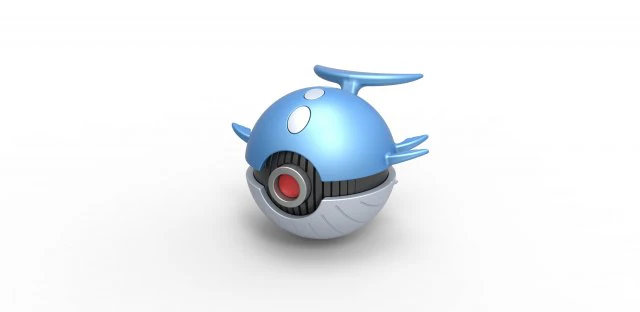 Wailord orb 3D Print Model .c4d .max .obj .3ds .fbx .stl .blend 