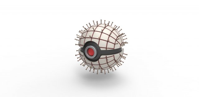 Pinhead orb Model Cetak 3D .c4d .max .obj .3ds .fbx .stl .blend 