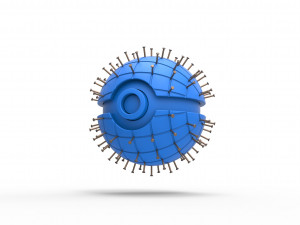 Pinhead orb Model Cetak 3D