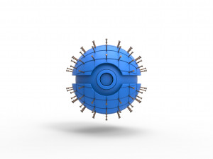 Pinhead orb Model Cetak 3D