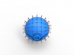 Pinhead orb Model Cetak 3D