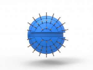 Pinhead orb Model Cetak 3D