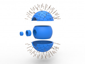 Pinhead orb Model Cetak 3D