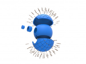 Pinhead orb Model Cetak 3D