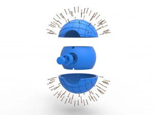 Pinhead orb 3D Print Model