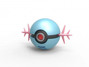 Wooper-Kugel 3D Druckmodell