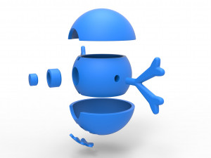Paldean Wooper orb Modello di stampa 3D