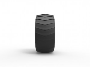Pulling tractor rear tire 5 Scale 1 to 25 3D Принт Модель