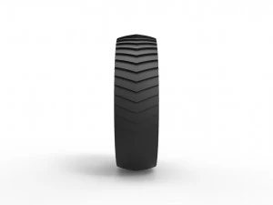 Pulling tractor rear tire 6 Scale 1 to 25 3D Print Model