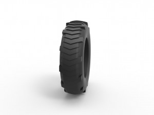 Pulling tractor rear tire 8 Scale 1 to 25 Modelo de impresión 3D