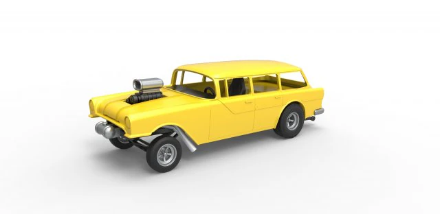 Gasser Scale 1 to 25 3D Print Model .c4d .max .obj .3ds .fbx .stl .blend 