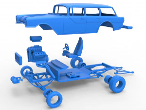 Gasser Scale 1 to 25 3D Print Model