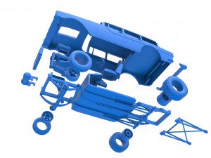 Gasser Scale 1 to 25 Model Cetak 3D