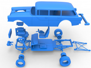 Gasser Scale 1 to 25 Model Cetak 3D