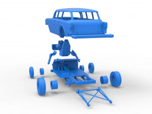 Gasser Scale 1 to 25 3D Print Model