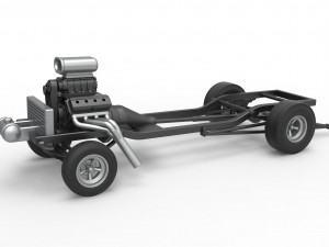 Chassis of Gasser Scale 1 to 25 Modello di stampa 3D