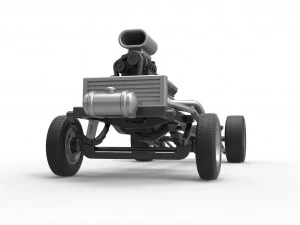 Chassis of Gasser Scale 1 to 25 3D Print Model