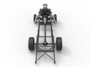 Chassis of Gasser Scale 1 to 25 3D Print Model