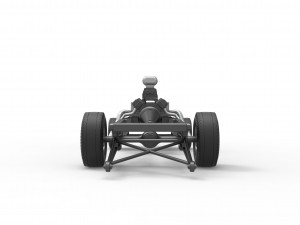 Chassis of Gasser Scale 1 to 25 Model Cetak 3D