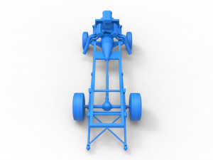 Chassis of Gasser Scale 1 to 25 Model Cetak 3D