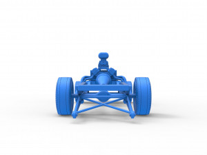 Chassis of Gasser Scale 1 to 25 Model Cetak 3D