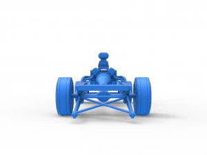 Chassis of Gasser Scale 1 to 25 3D Print Model