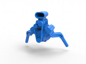 Engine V8 for gasser Scale 1 to 25 Modèles 3D en vedette