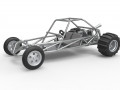 Old school Sand Rail buggy Scale 1 to 25 3D Print Model