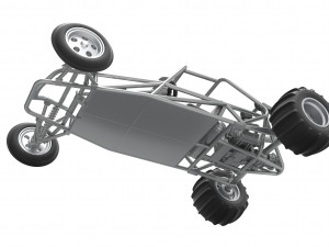 Old school Sand Rail buggy Scale 1 to 25 3D-printmodel