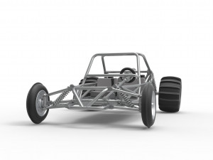Old school Sand Rail buggy Scale 1 to 25 3D-printmodel