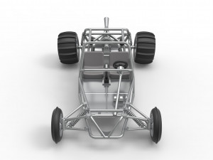 Old school Sand Rail buggy Scale 1 to 25 3D-printmodel