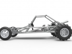Old school Sand Rail buggy Scale 1 to 25 3D-printmodel